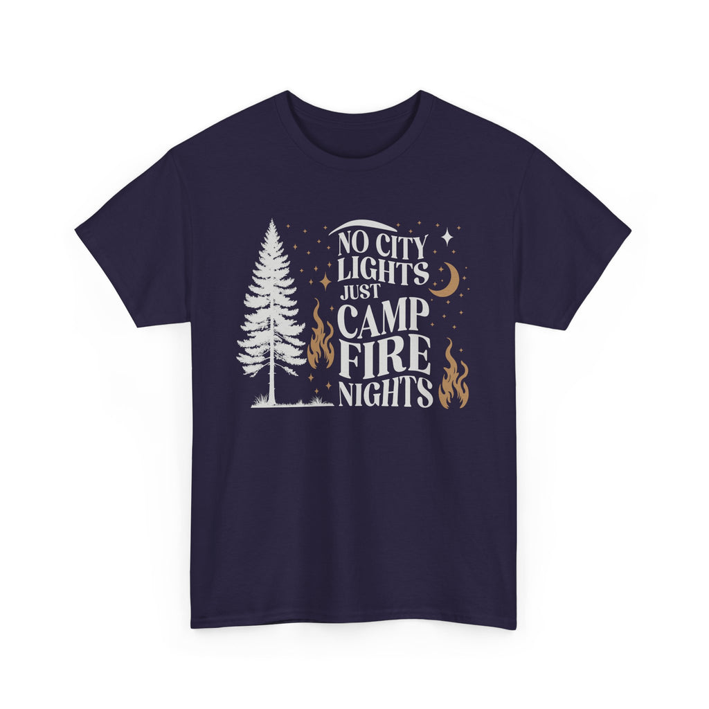 Unisex Campfire Nights Tee, Adventure Shirt, Outdoor Lover's Tee, Nature Apparel, Camping Gift, Fire Pit T-Shirt