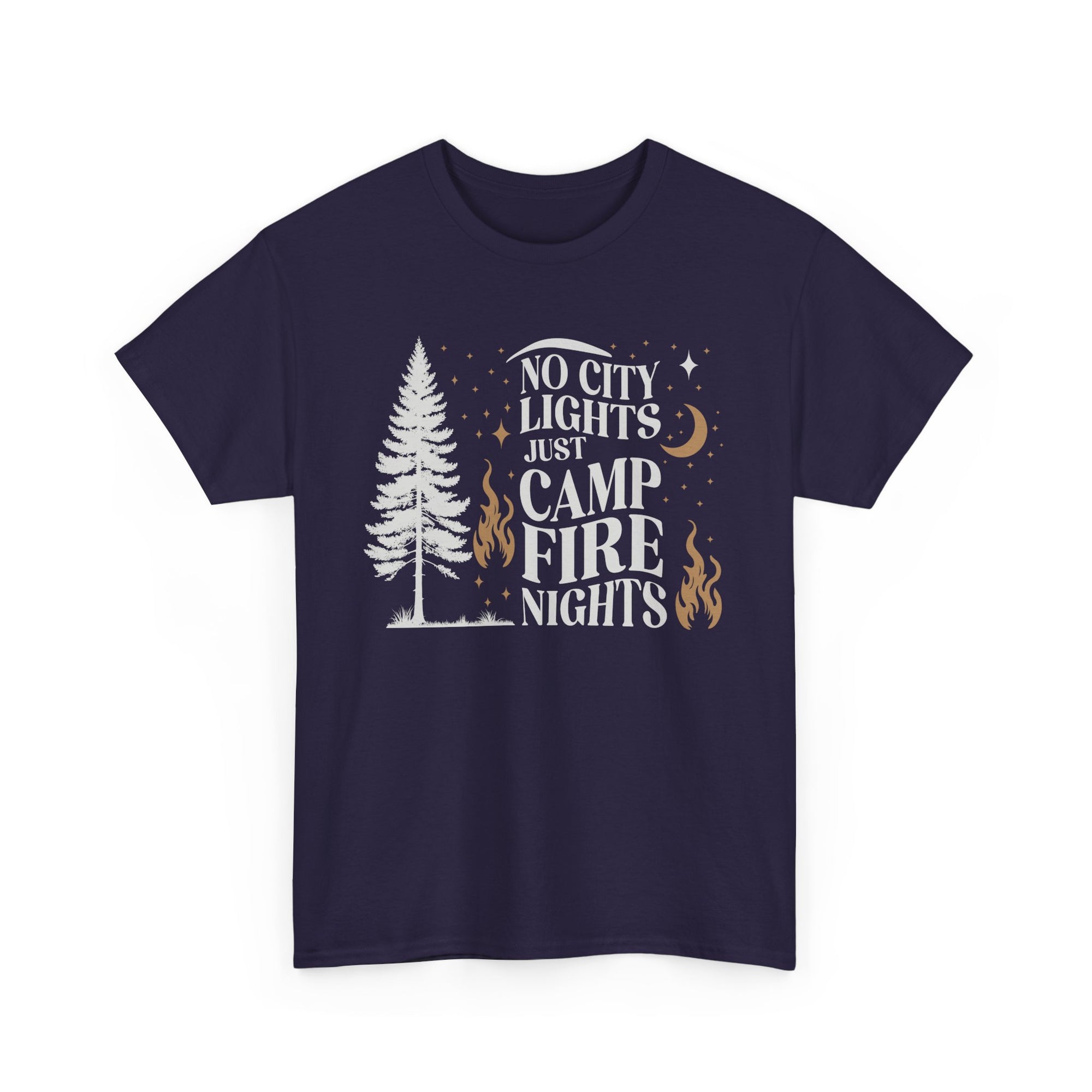 Unisex Campfire Nights Tee, Adventure Shirt, Outdoor Lover's Tee, Nature Apparel, Camping Gift, Fire Pit T-Shirt