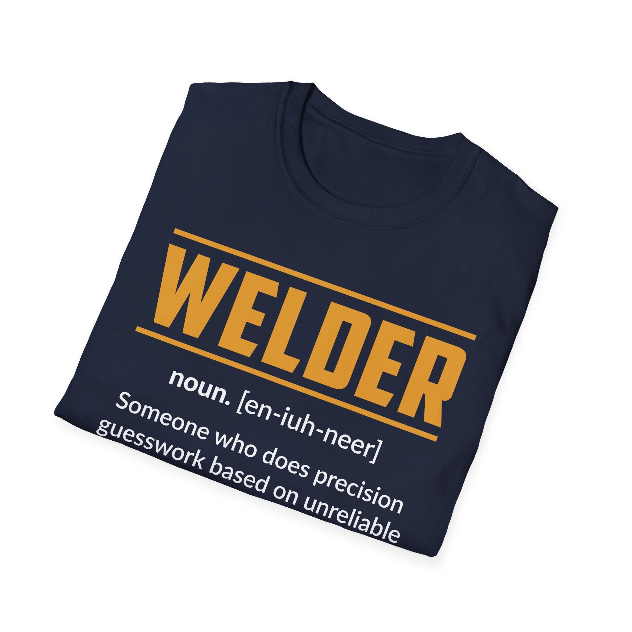 Welder Definition Unisex T-Shirt | Funny Gift for Welding Enthusiasts | Casual Wear, Birthday Gift, Welding Meme Tee, Work Shirt