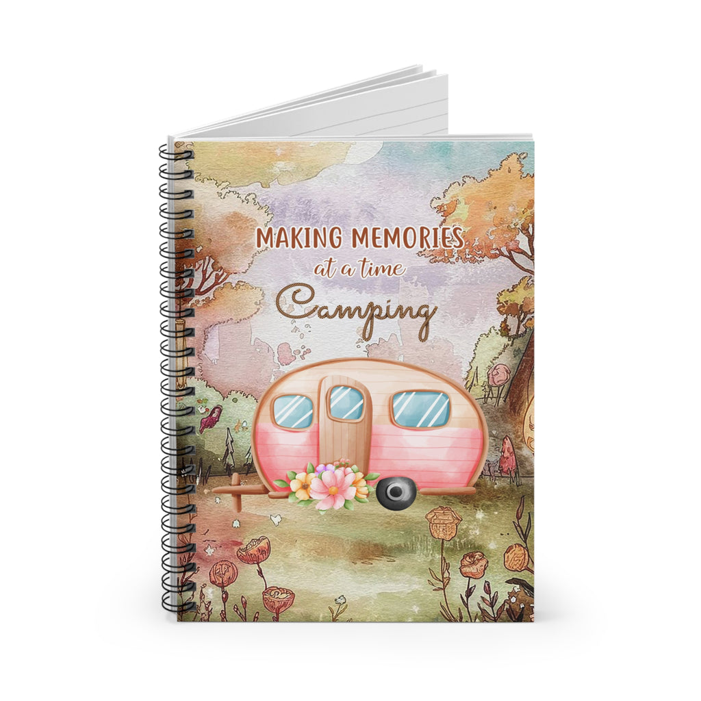 Camping Memories Spiral Notebook - Perfect for Nature Lovers, Journaling, Gift for Adventurers, Writing Ideas