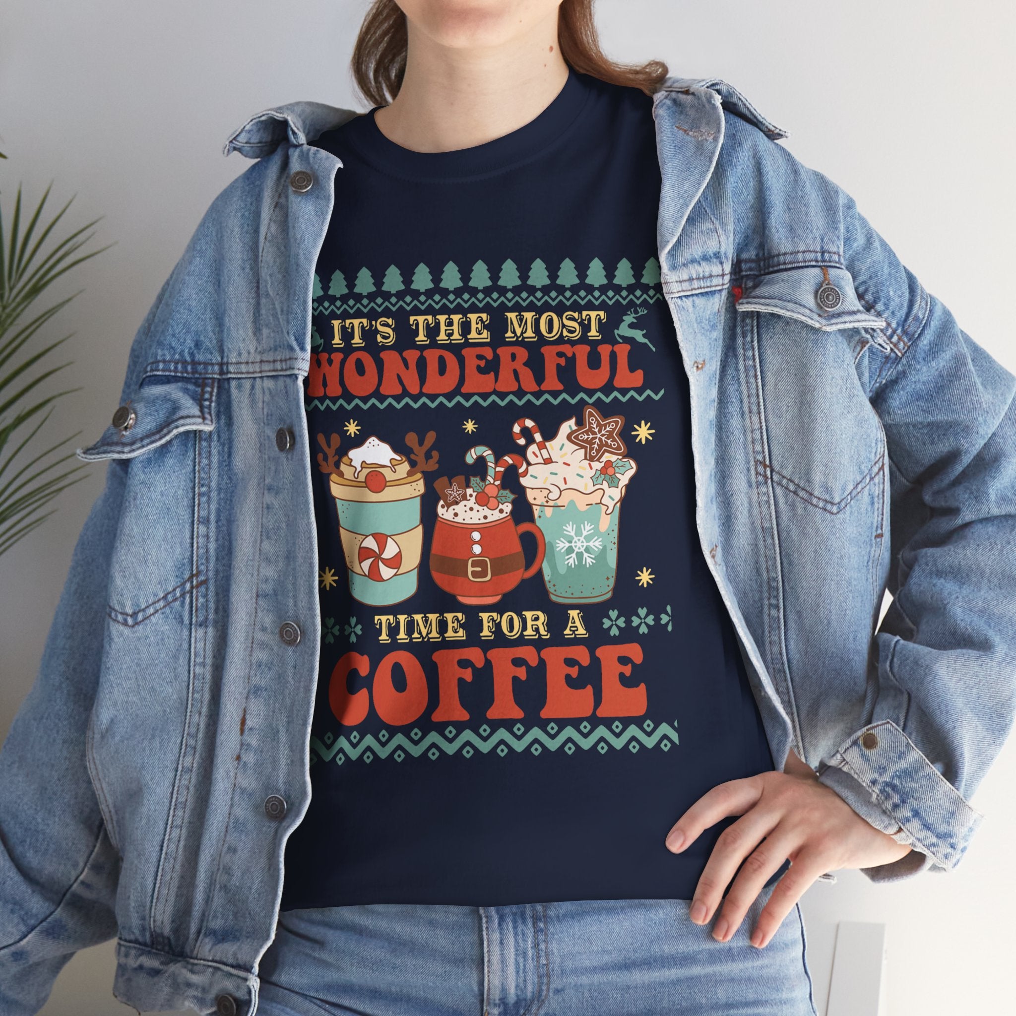 Coffee T‑Shirt — "It's the Most Wonderful Time for a Coffee" Holiday Tee