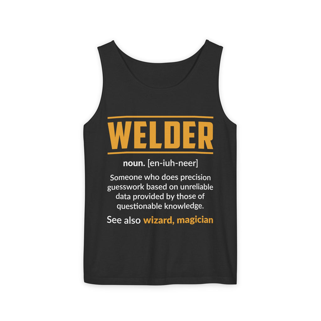 Welder Definition Tank Top - Perfect for Tradespeople, Apparel Gift, Funny Work Wear, Welding Gift, Casual Summer Top