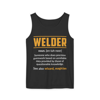 Welder Definition Tank Top - Perfect for Tradespeople, Apparel Gift, Funny Work Wear, Welding Gift, Casual Summer Top