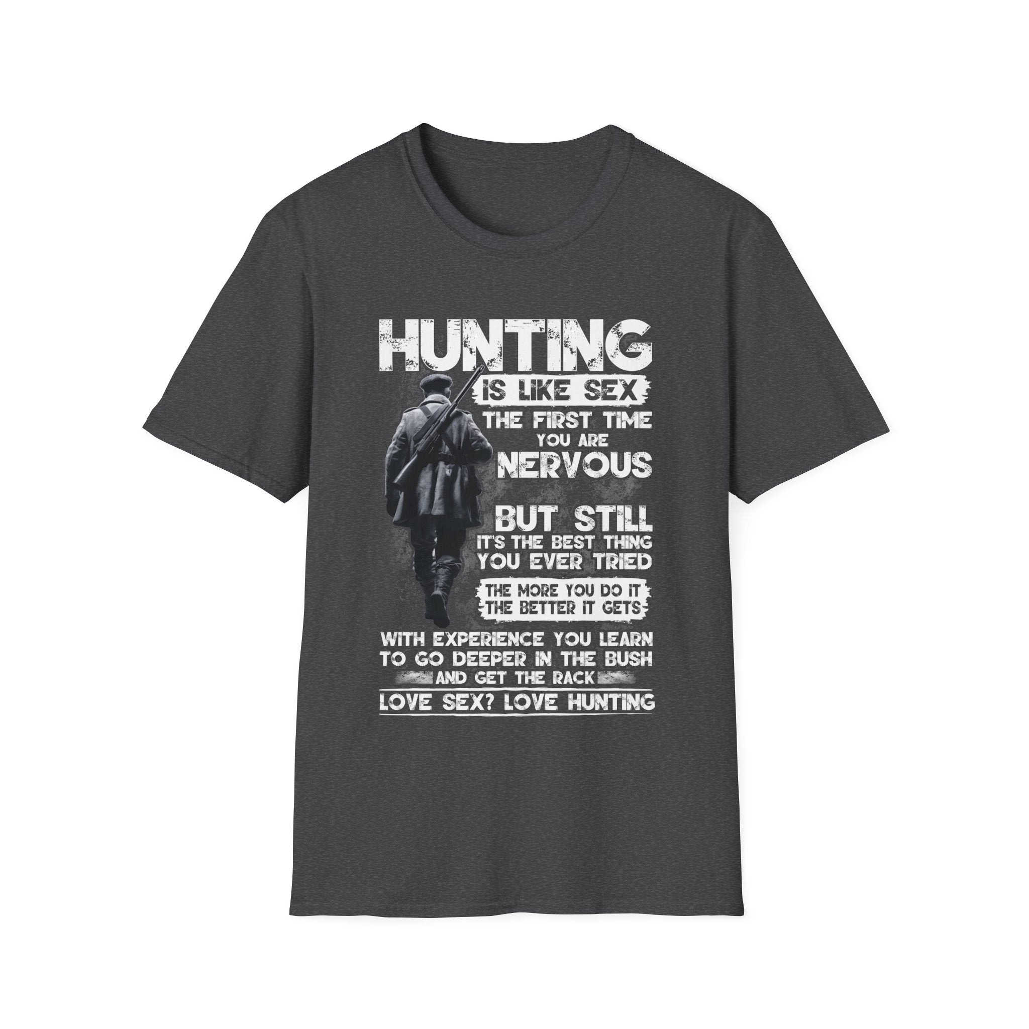 Funny Hunting T-Shirt - 'Hunting is Like- Graphic Tee for Outdoors Enthusiasts