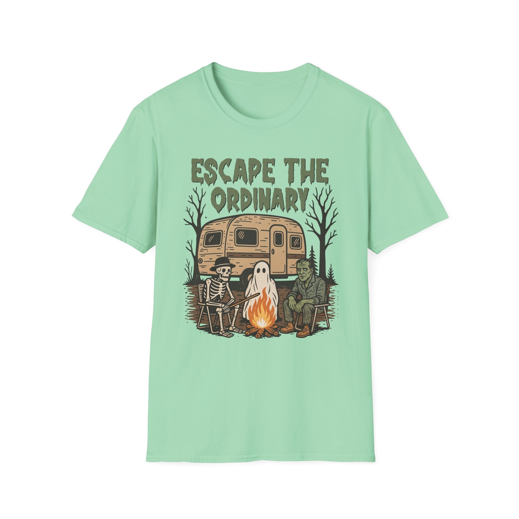 Adventure-Inspired Unisex T-Shirt - Escape the Ordinary Design, Camping Shirt