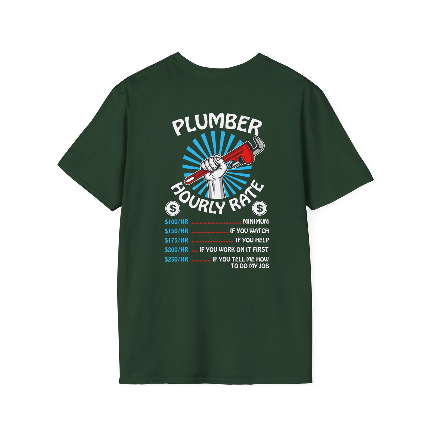 Plumber Hourly Rate Unisex T-Shirt