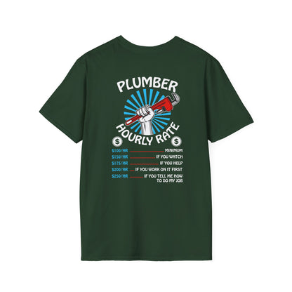 Plumber Hourly Rate Unisex T-Shirt
