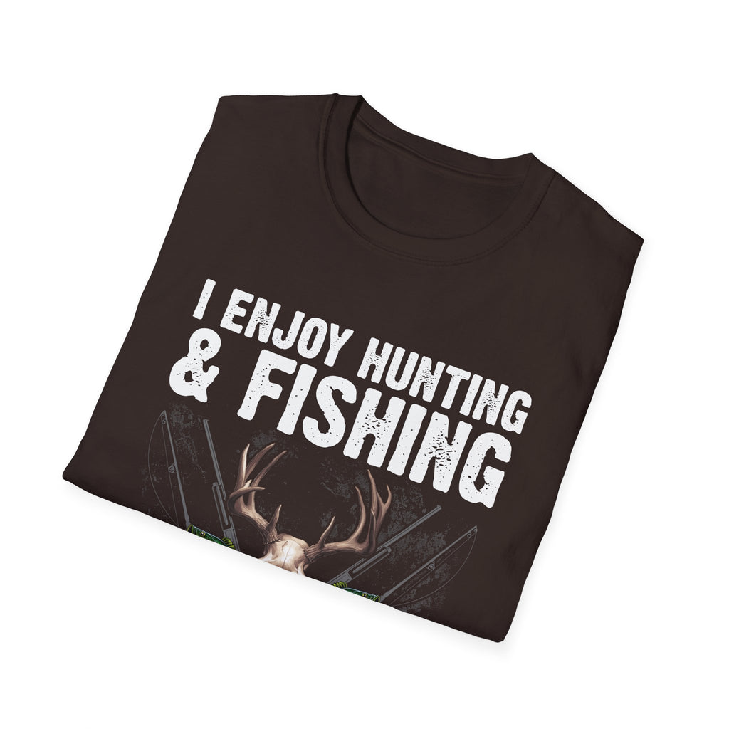 Hunting & Fishing Graphic T-Shirt - Perfect for Outdoor Enthusiasts