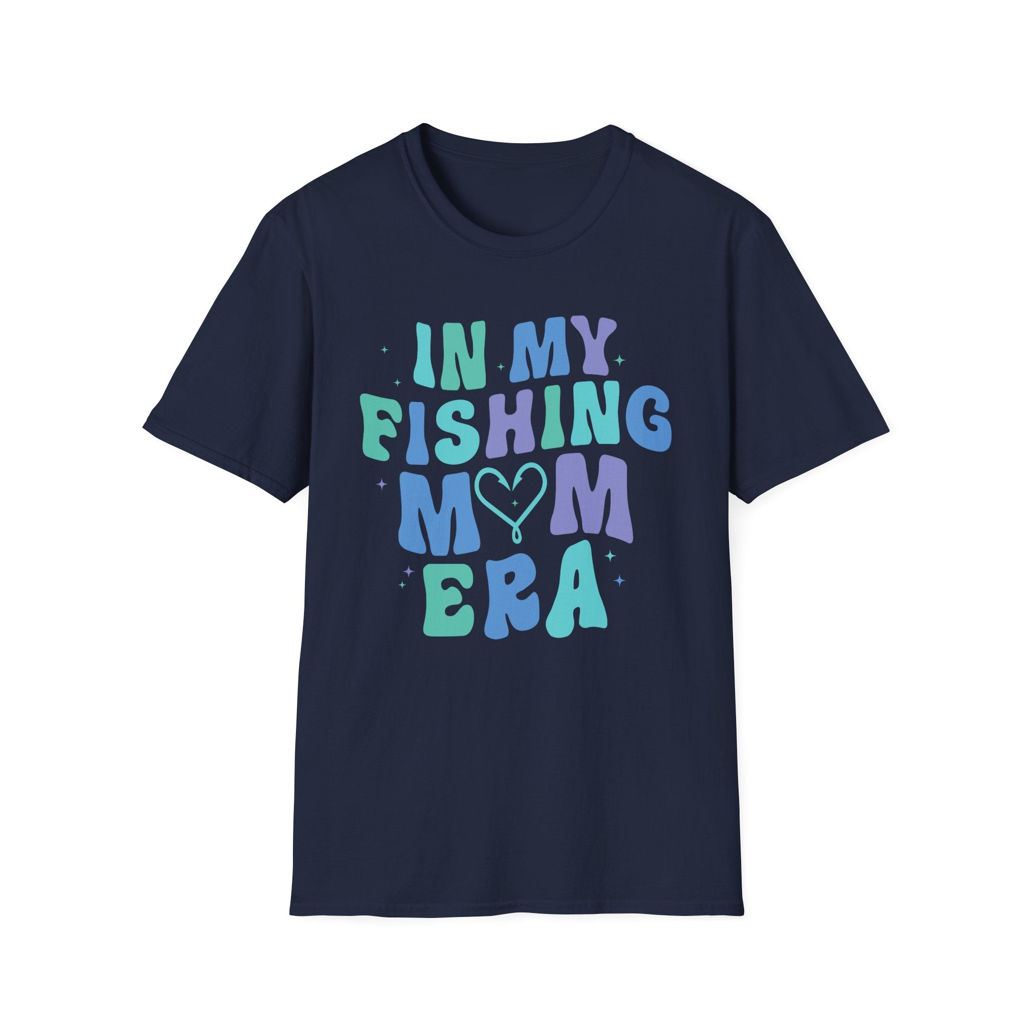 In My Fishing Mom Era Unisex Softstyle T-Shirt - Perfect for Fishing Enthusiasts