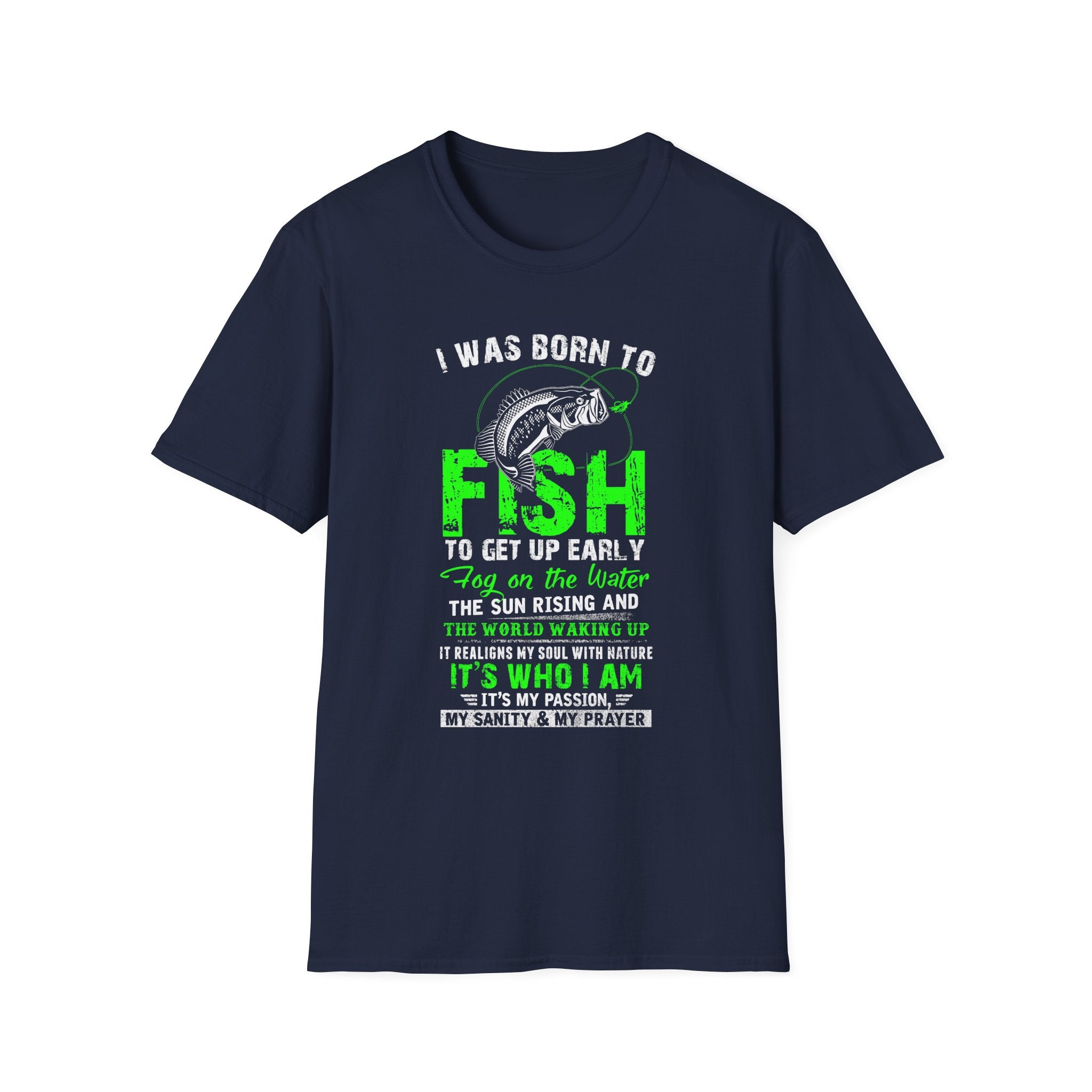 Fishing Passion Unisex Softstyle T-Shirt - Perfect for Nature Lovers