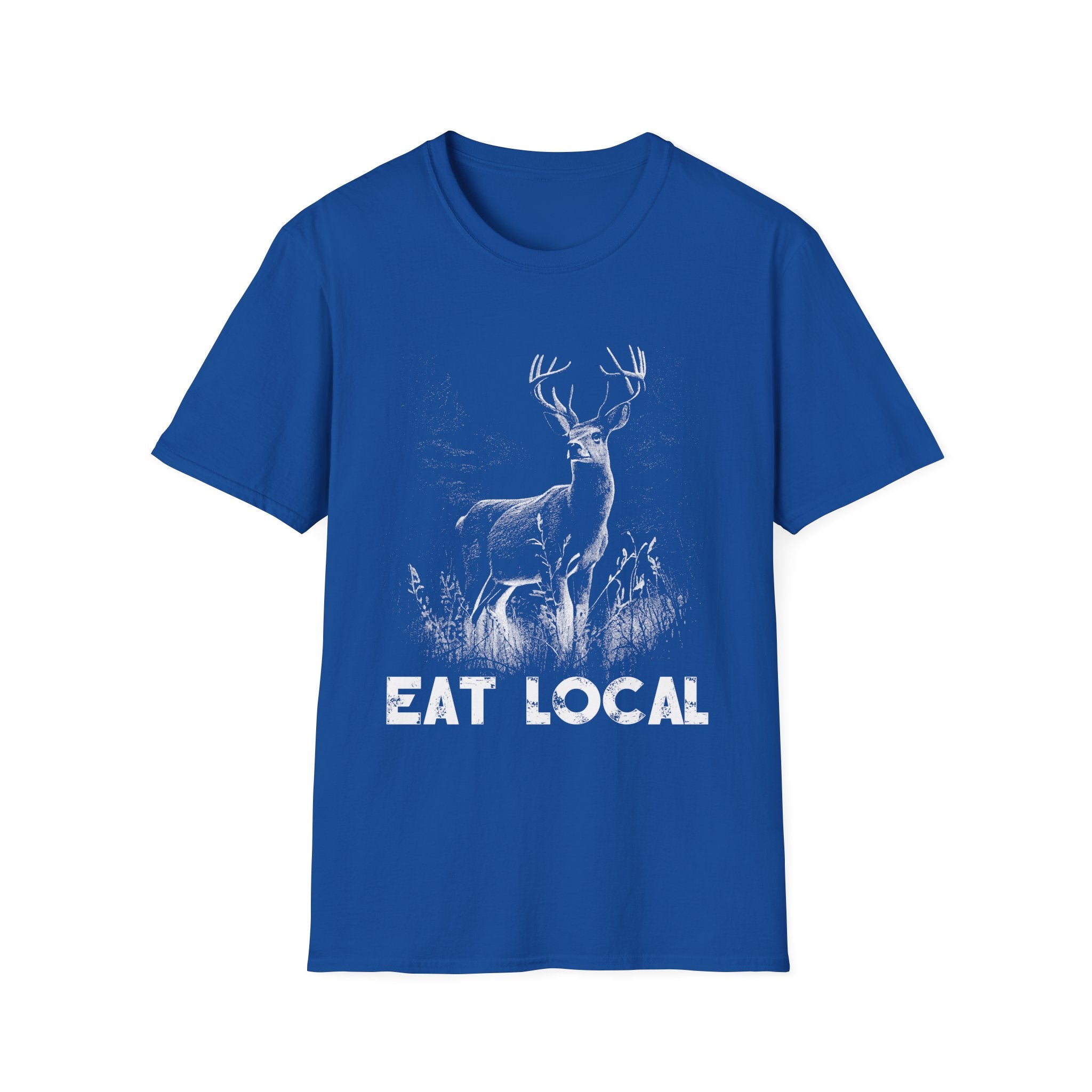 Eat Local Unisex Softstyle T-Shirt - Eco-Friendly Wildlife Tee