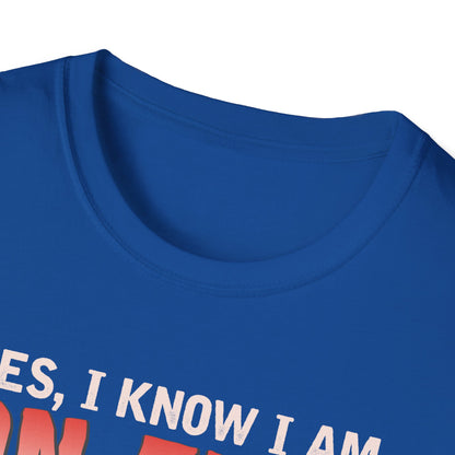 Funny Welding T-Shirt: "Yes, I Know I Am On Fire"