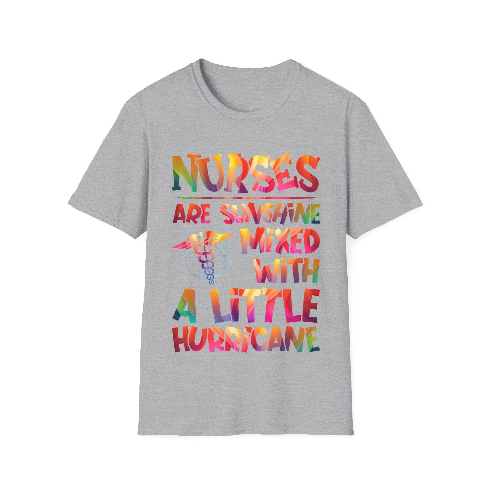 Nursing Sunshine Unisex T-Shirt - Colorful Nurse Appreciation Tee
