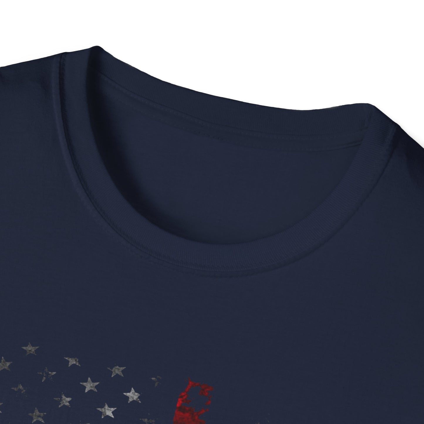 Patriotic Firefighter Graphic T-Shirt | Unisex Softstyle Tee for Heroes,,,..