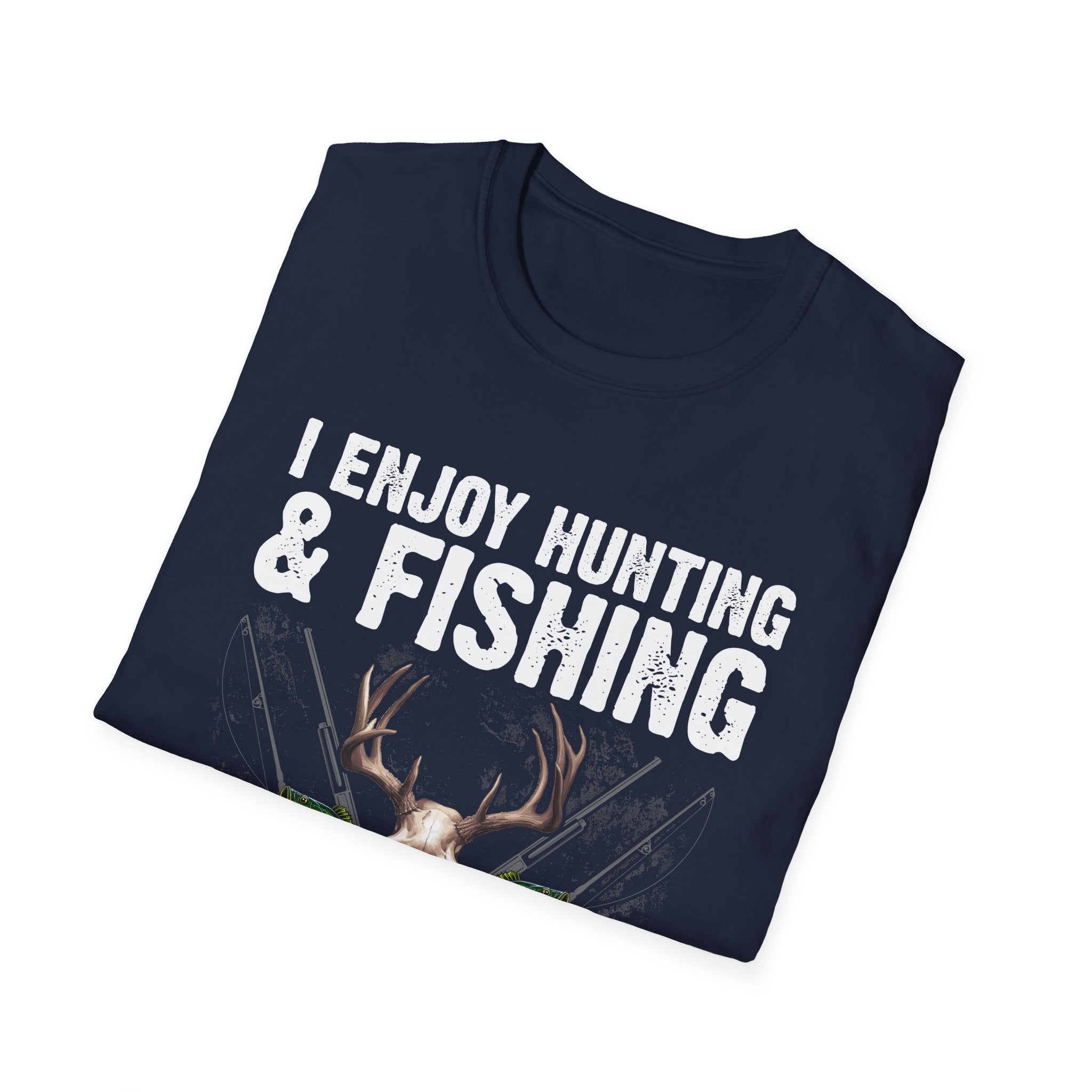 Hunting & Fishing Graphic T-Shirt - Perfect for Outdoor Enthusiasts