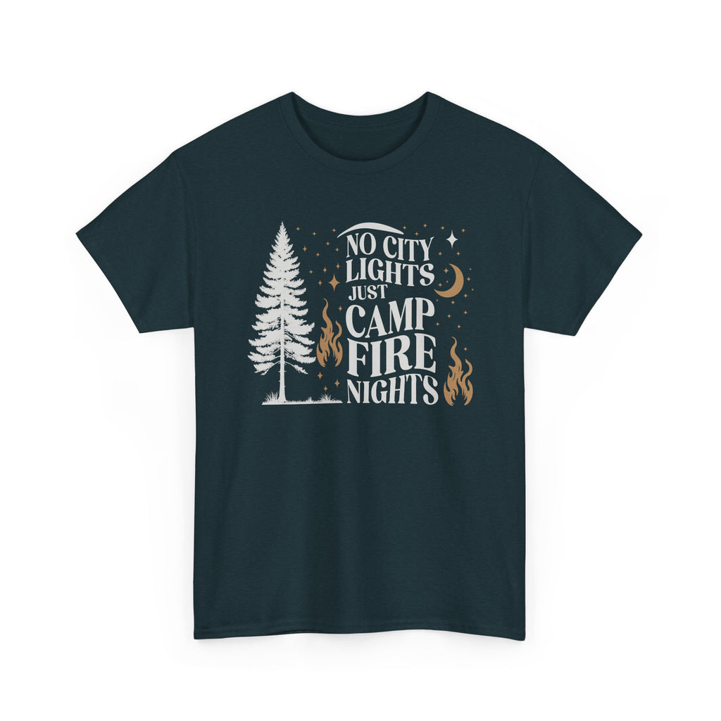 Unisex Campfire Nights Tee, Adventure Shirt, Outdoor Lover's Tee, Nature Apparel, Camping Gift, Fire Pit T-Shirt