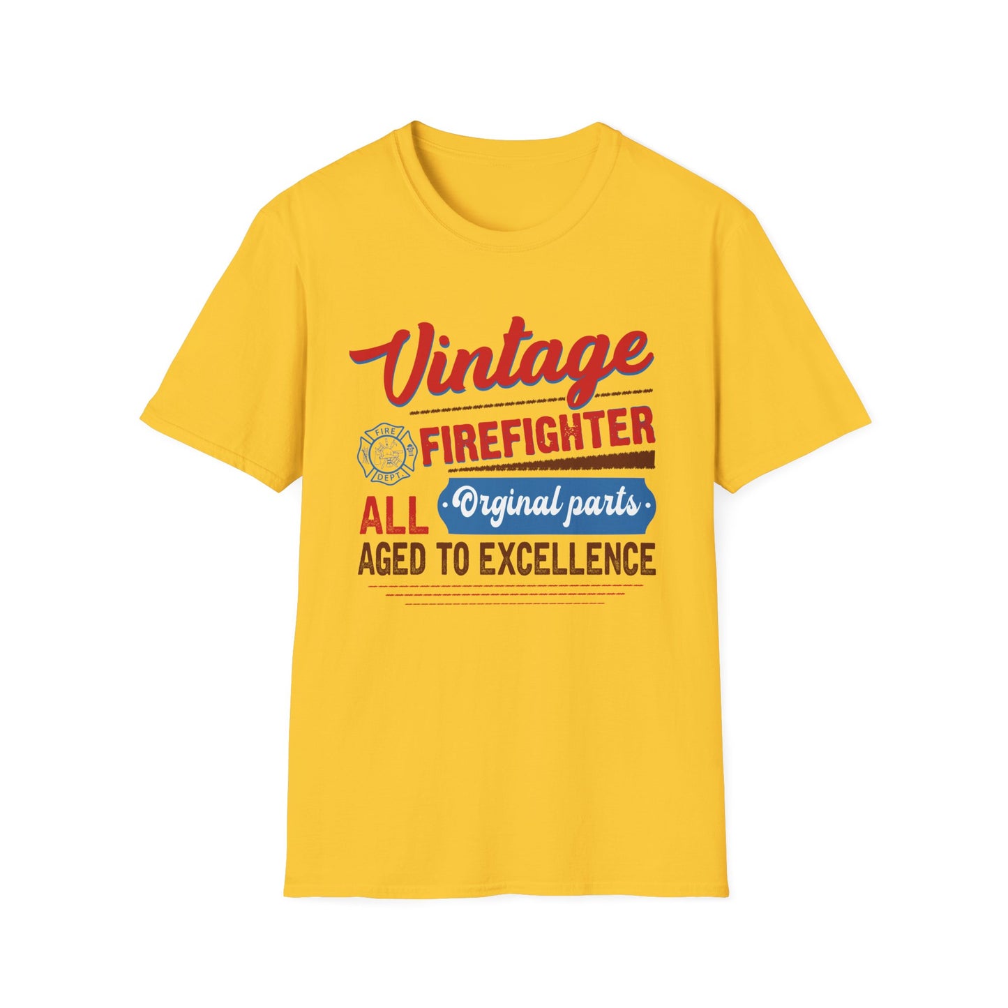 Vintage Firefighter Unisex T-Shirt