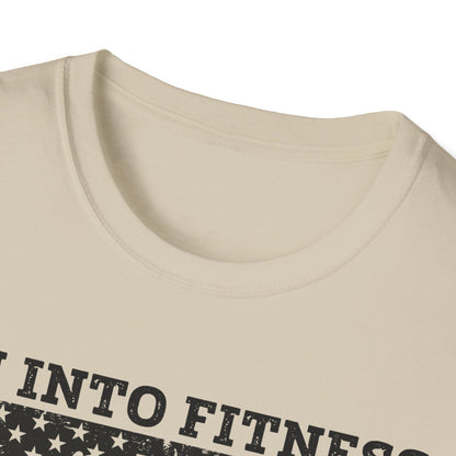 I'm Into Fitness Deer Graphic T-Shirt - Unisex Softstyle Tee for Outdoor Enthusiasts
