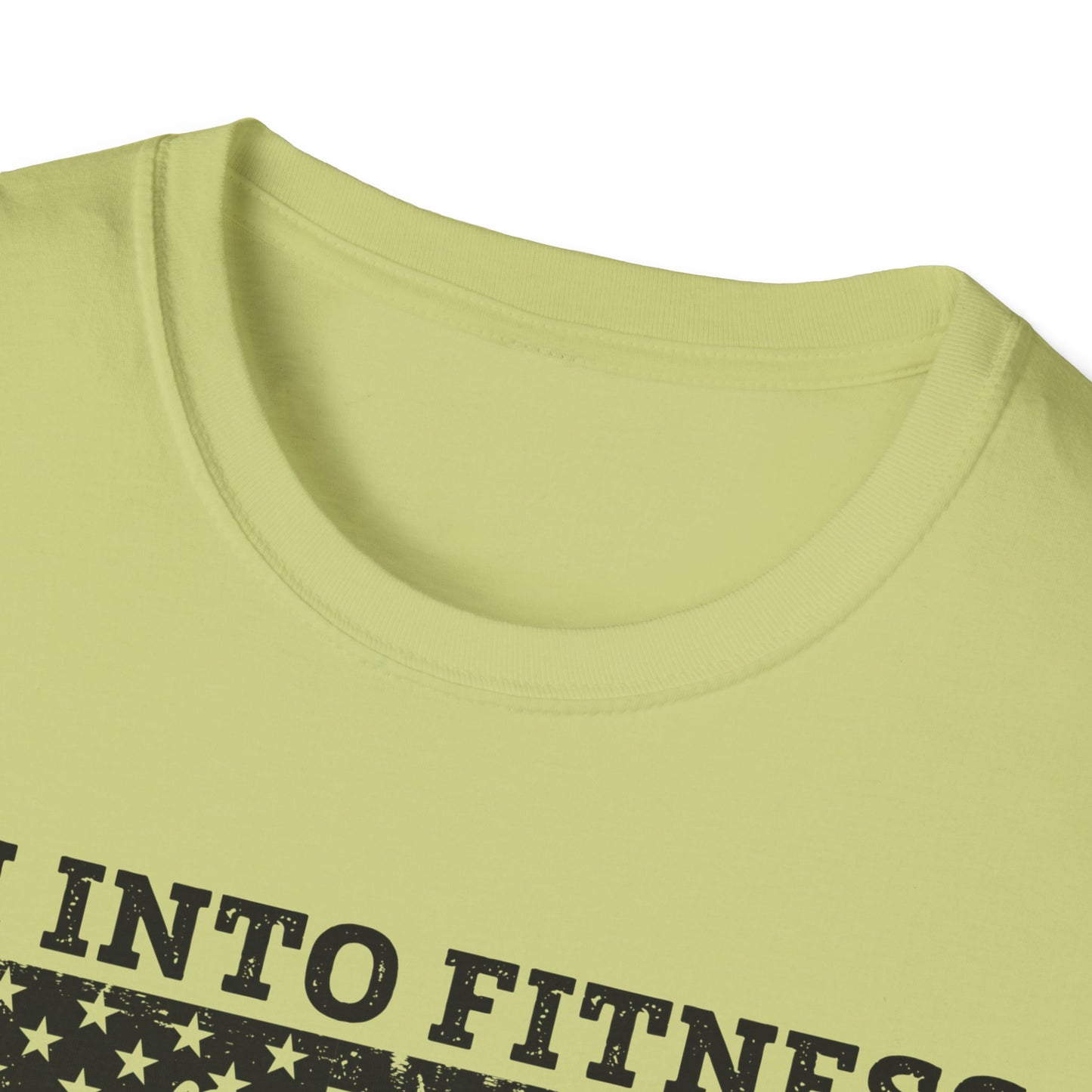 I'm Into Fitness Deer Graphic T-Shirt - Unisex Softstyle Tee for Outdoor Enthusiasts