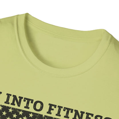 I'm Into Fitness Deer Graphic T-Shirt - Unisex Softstyle Tee for Outdoor Enthusiasts