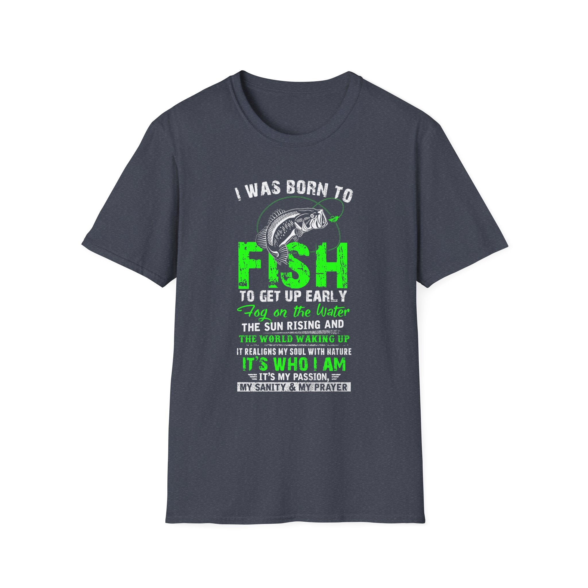 Fishing Passion Unisex Softstyle T-Shirt - Perfect for Nature Lovers