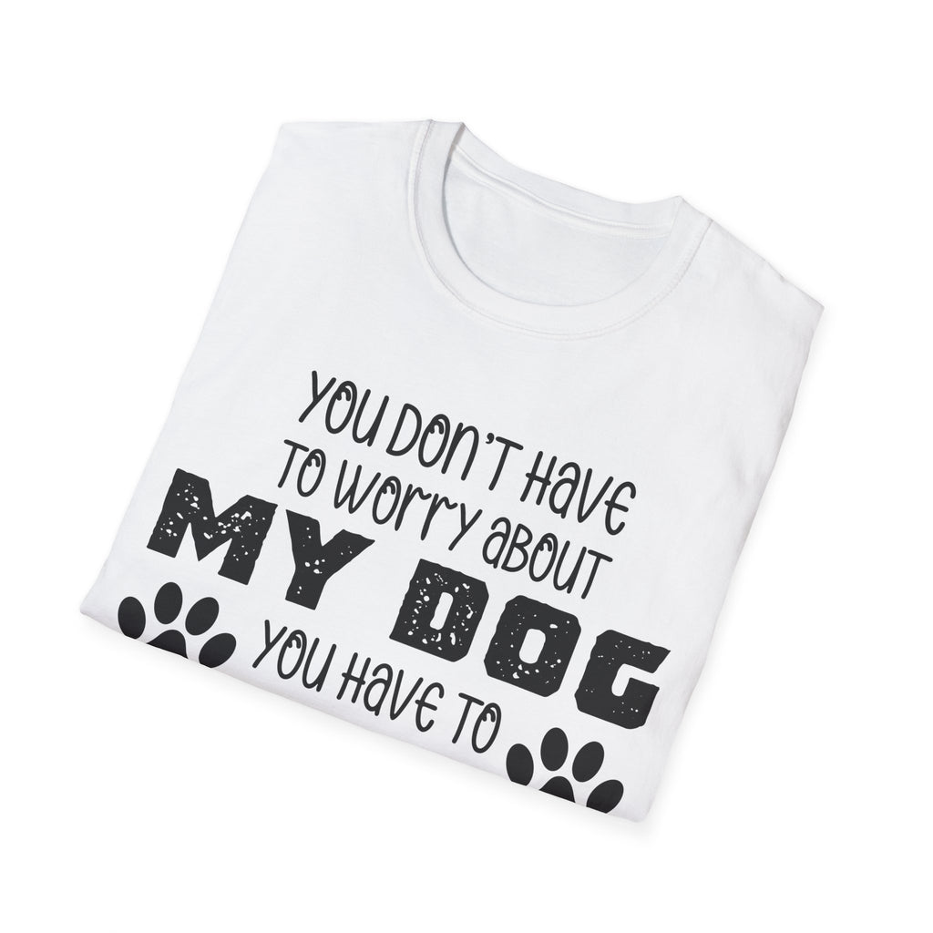 Funny Dog Mom T-Shirt - Unisex Softstyle Tee for Pet Lovers