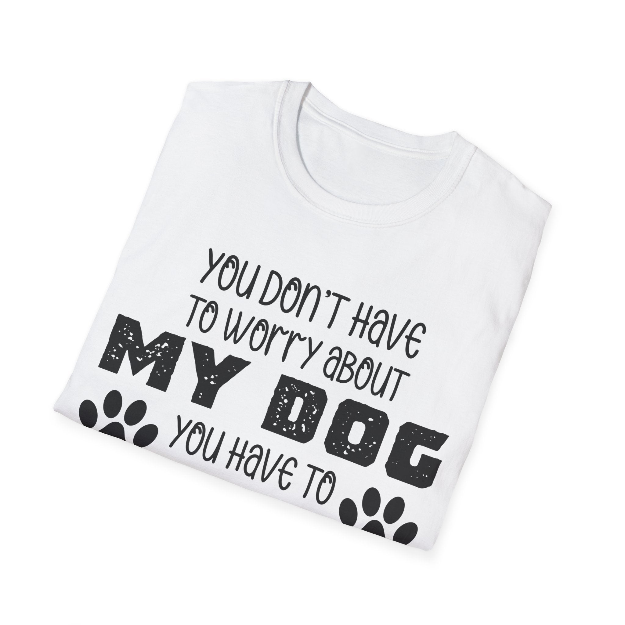 Funny Dog Mom T-Shirt - Unisex Softstyle Tee for Pet Lovers