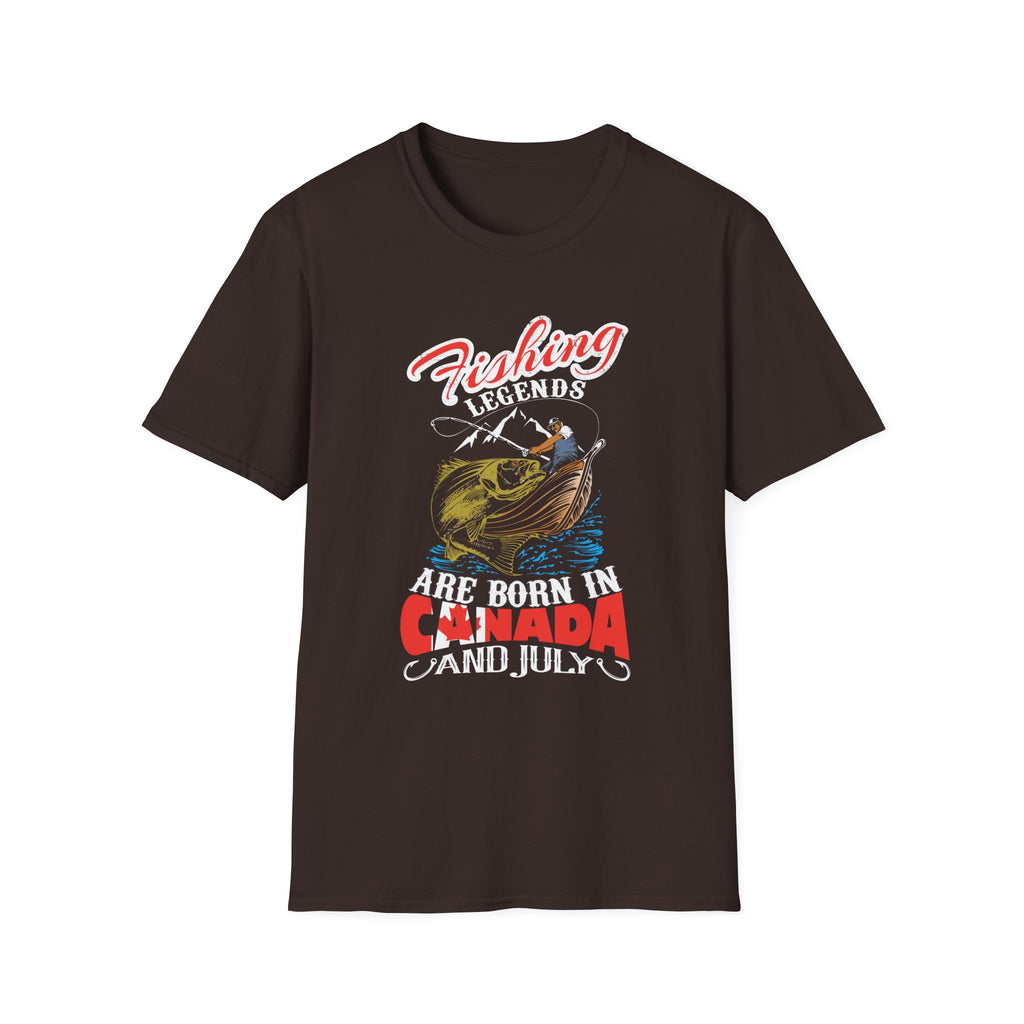Fishing Legends Born in Canada Unisex T-Shirt