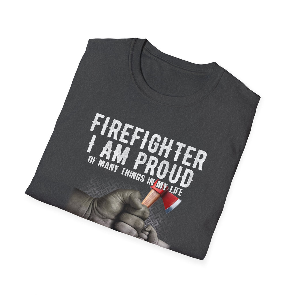 Proud Firefighter Grandpa T-Shirt | Perfect Gift for Grandpas | Casual Comfort,,,..