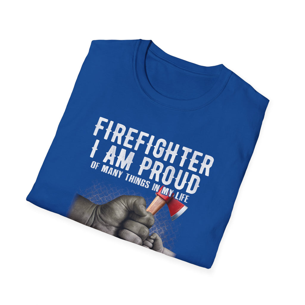 Proud Firefighter Grandpa T-Shirt | Perfect Gift for Grandpas | Casual Comfort,,,..