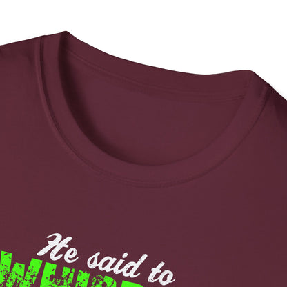 Let's Go Fishing Unisex Softstyle T-Shirt - Perfect Gift for Fishing Enthusiasts
