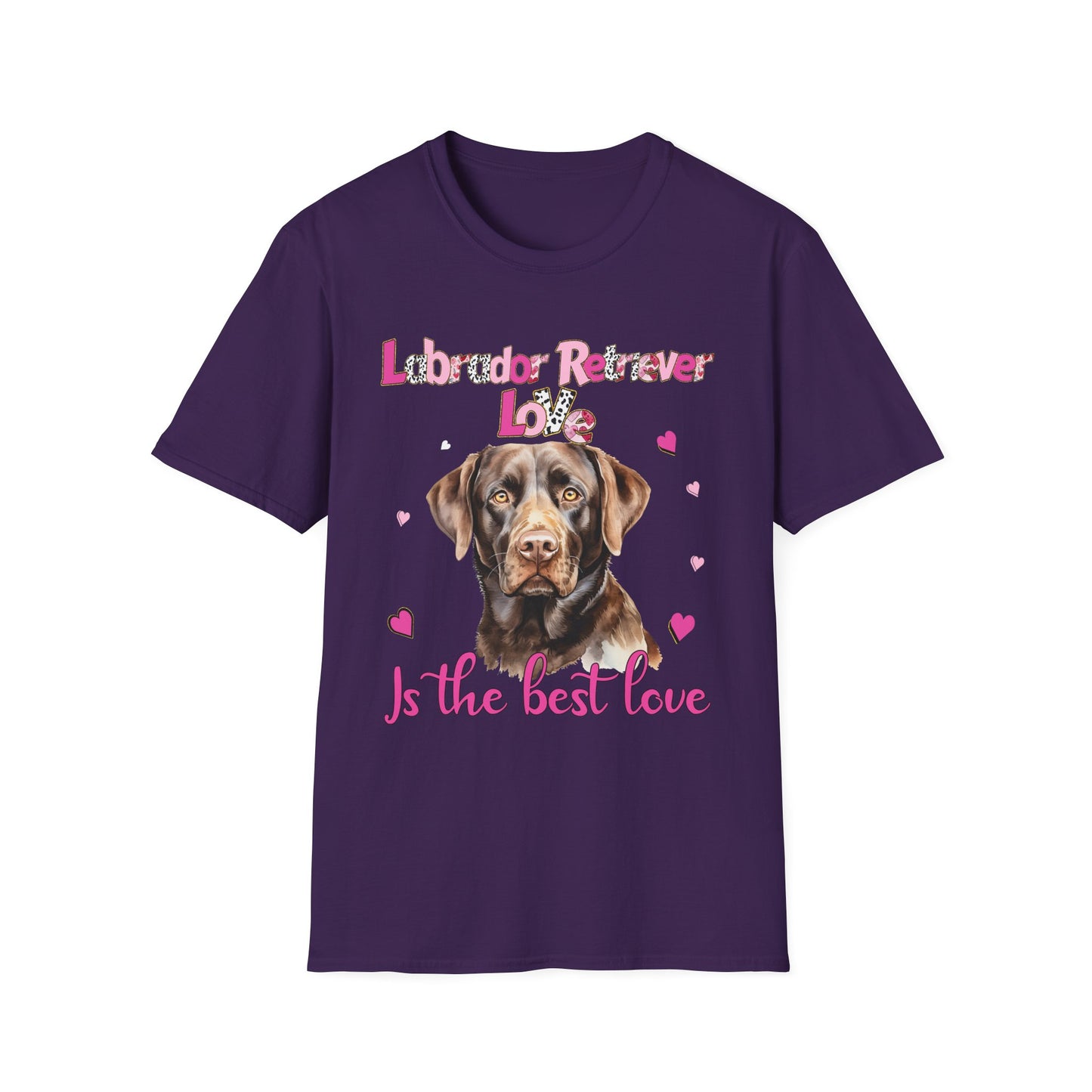 Labrador Love Unisex T-Shirt, Pet Lover Gift, Dog Lover Tee, Cute Dog Merch, Animal Lover Apparel, Perfect for Dog Owners