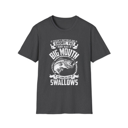 Funny Fishing Quote Unisex Softstyle T-Shirt - Perfect Gift for Anglers