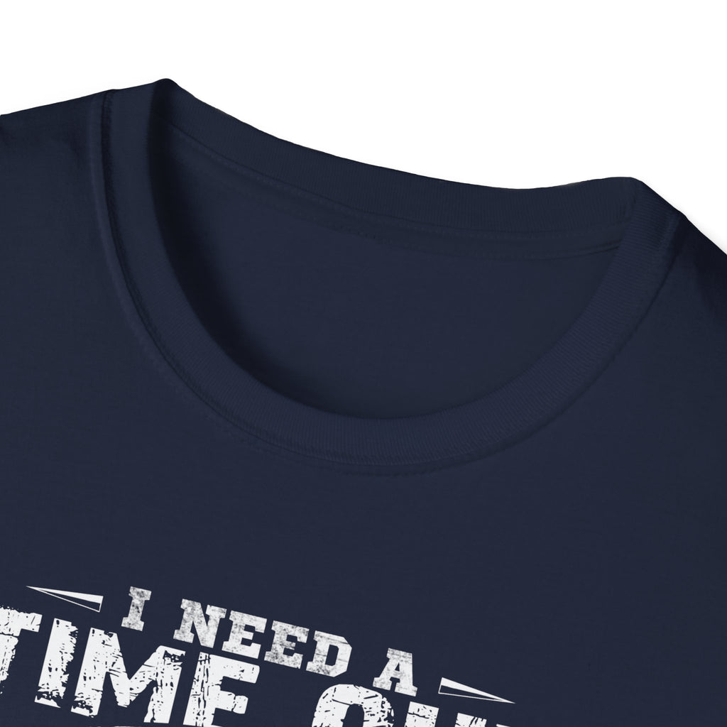 Funny Fishing T-Shirt – "I Need a Time Out, Let Me Go Fishing"