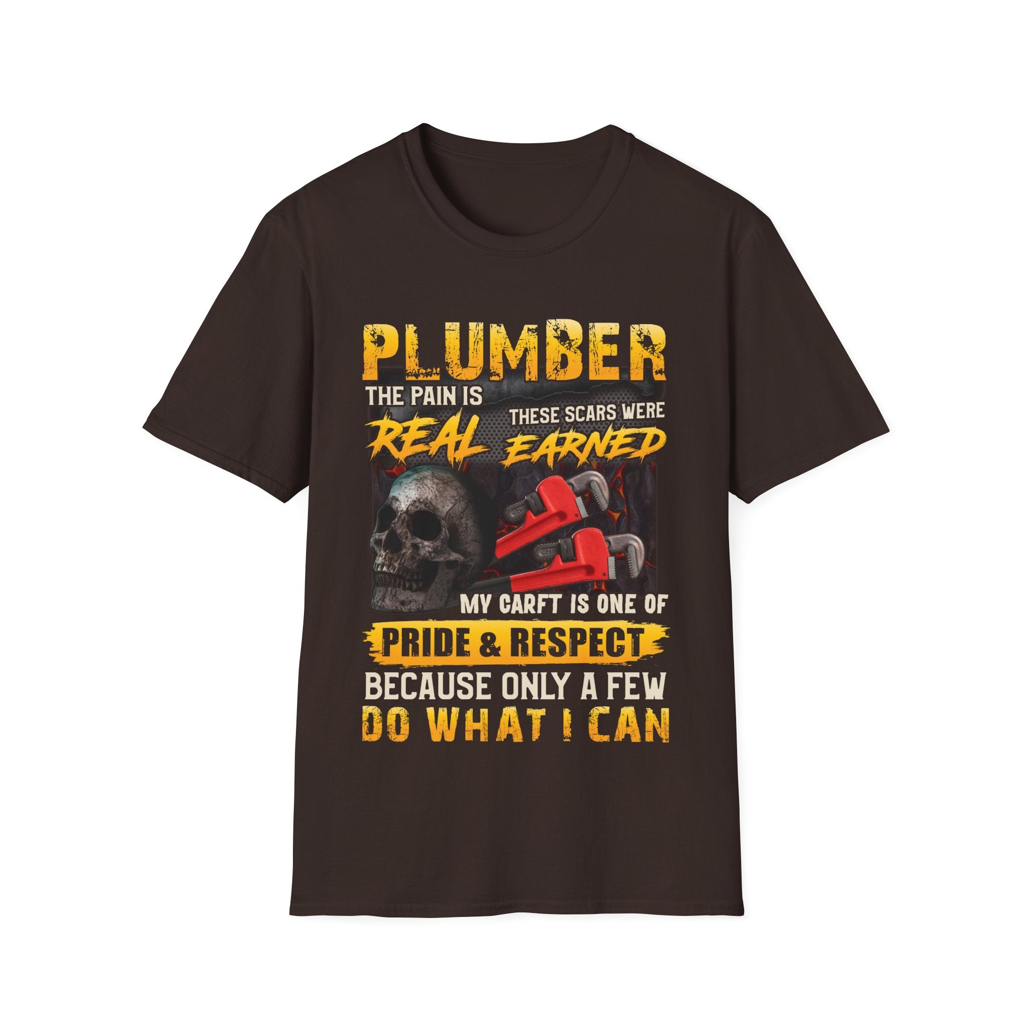 Plumber Pride T-Shirt - Real Scars Earned Apparel