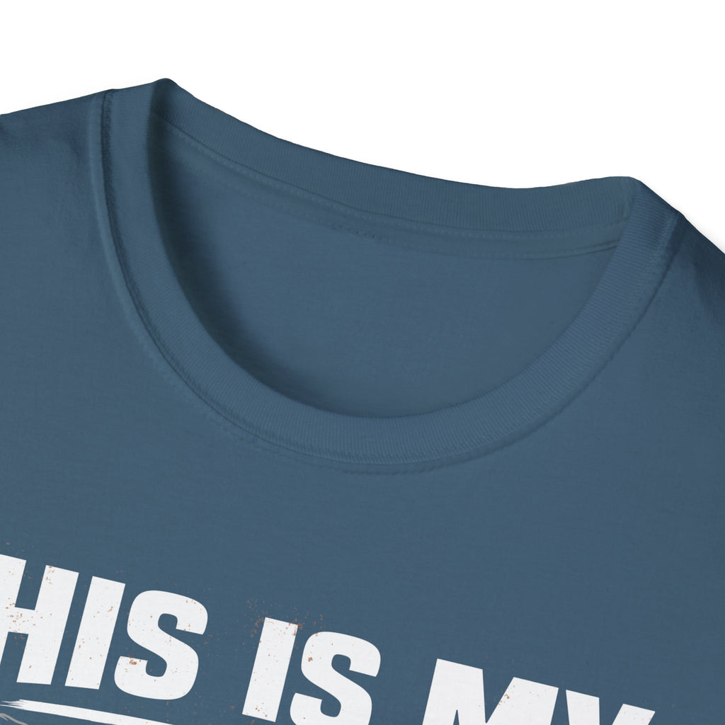 Fishing Humor T-Shirt, Fun Fishing Tee, Gift for Fisherman, Coffee Drinking Shirt, Casual Fishing Apparel, Outdoor Adventure Clothing