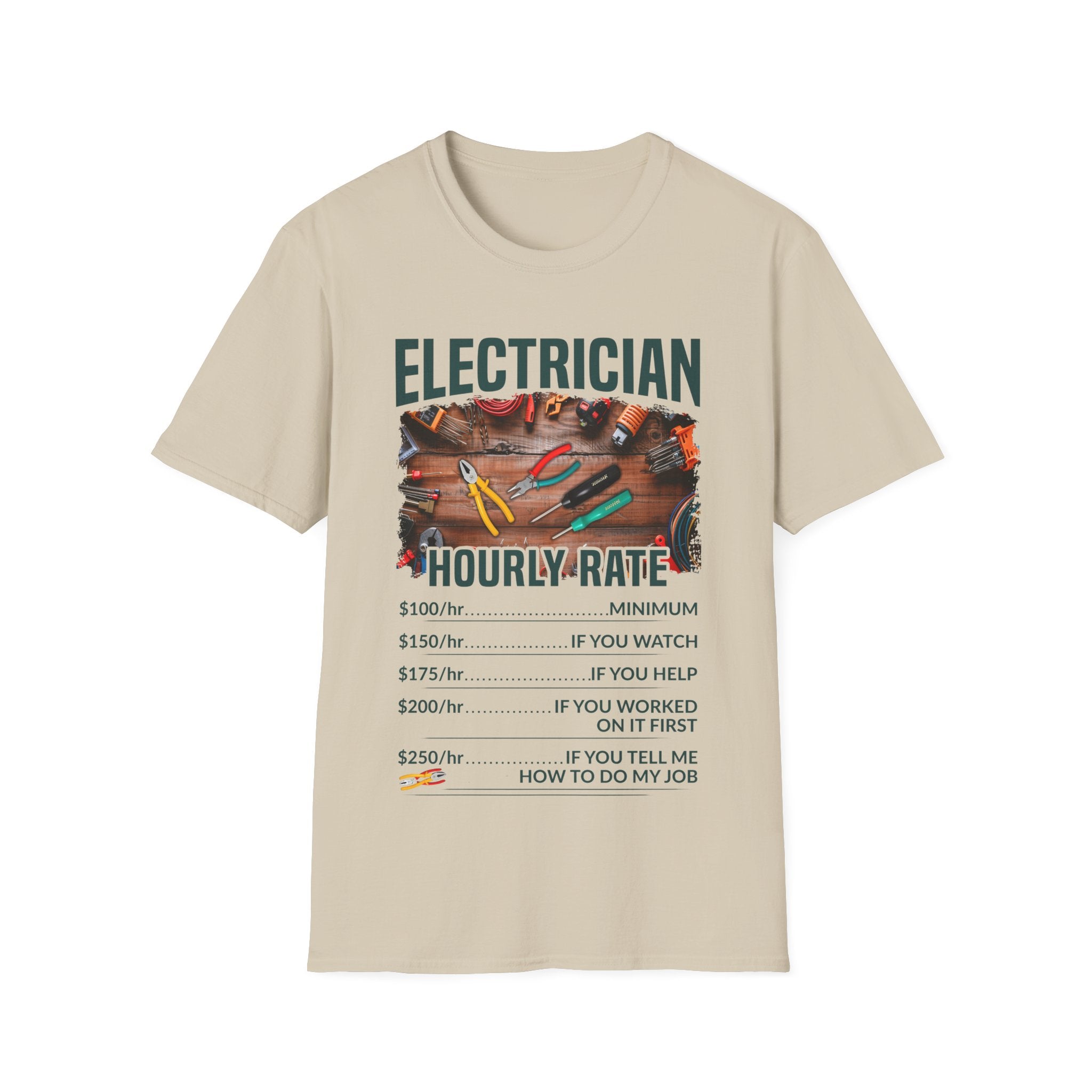 Electrician Hourly Rate Unisex T-Shirt