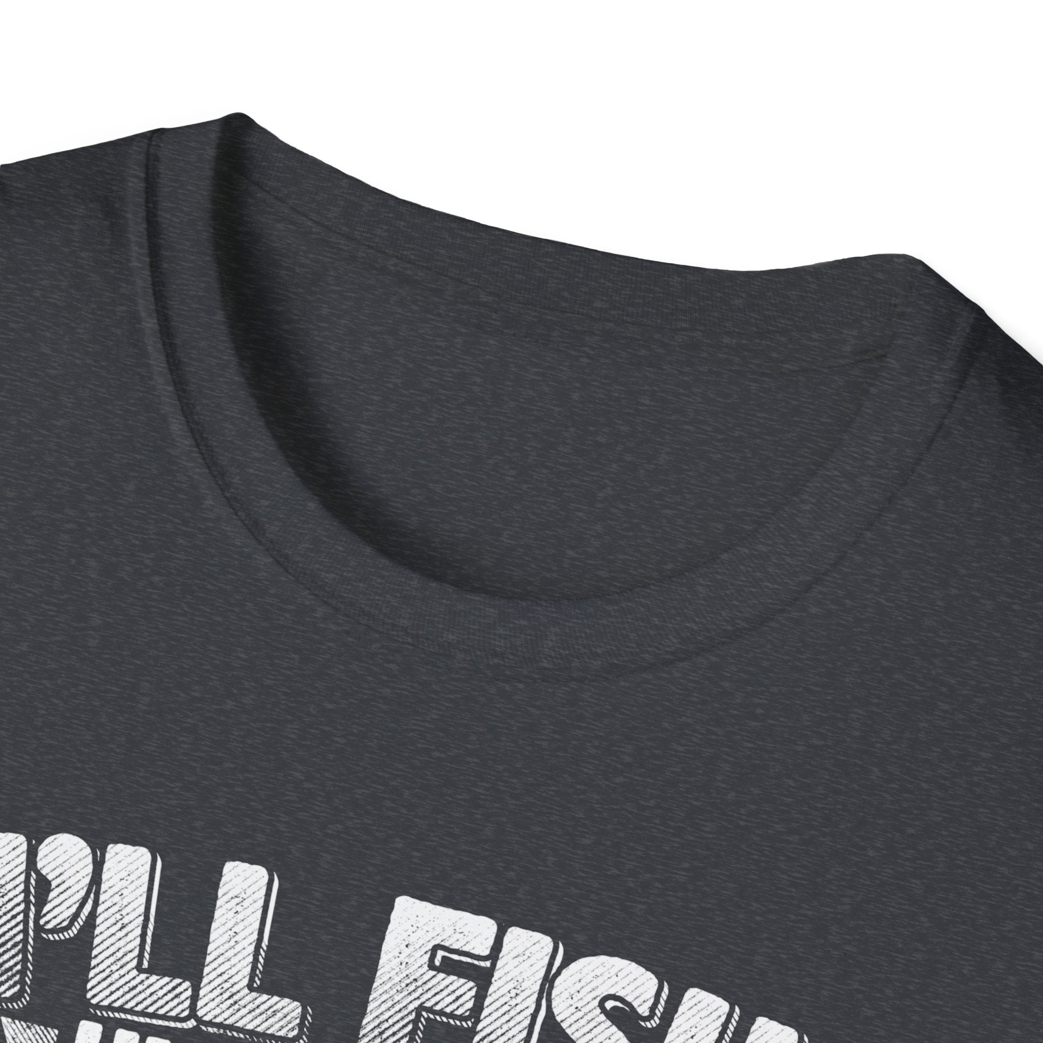 Unisex Fishing Humor T-Shirt - "I'll Fish Until Hell Freezes Over"