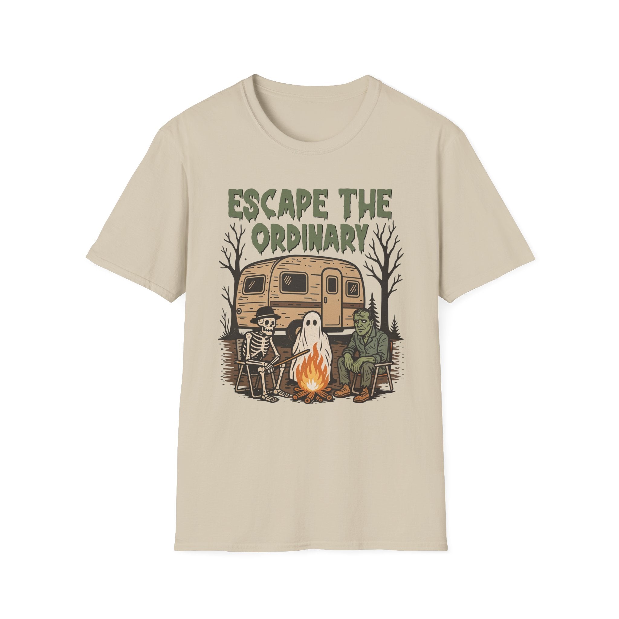 Adventure-Inspired Unisex T-Shirt - Escape the Ordinary Design, Camping Shirt