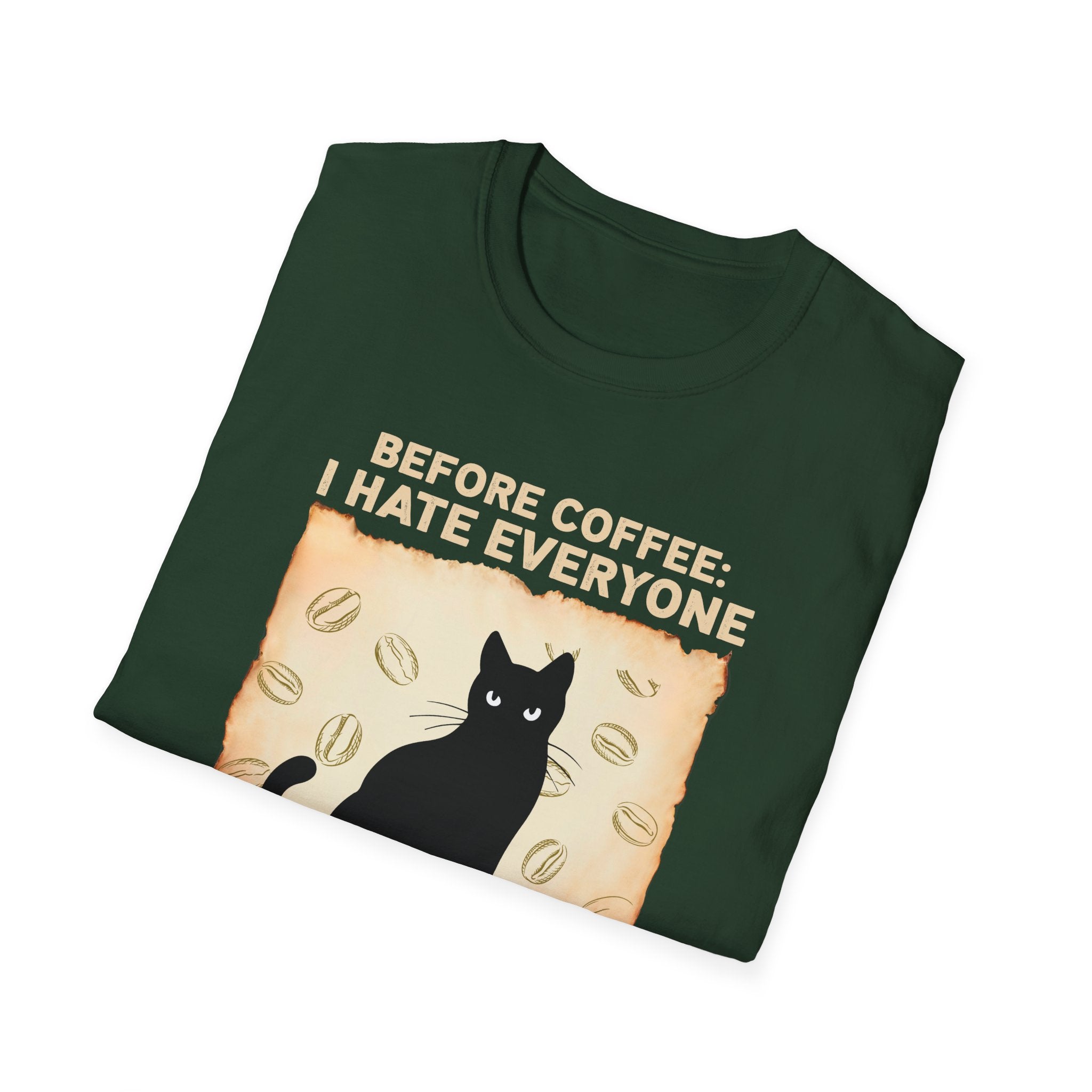 Coffee Lover Unisex T-Shirt - Before Coffee I Hate Everyone