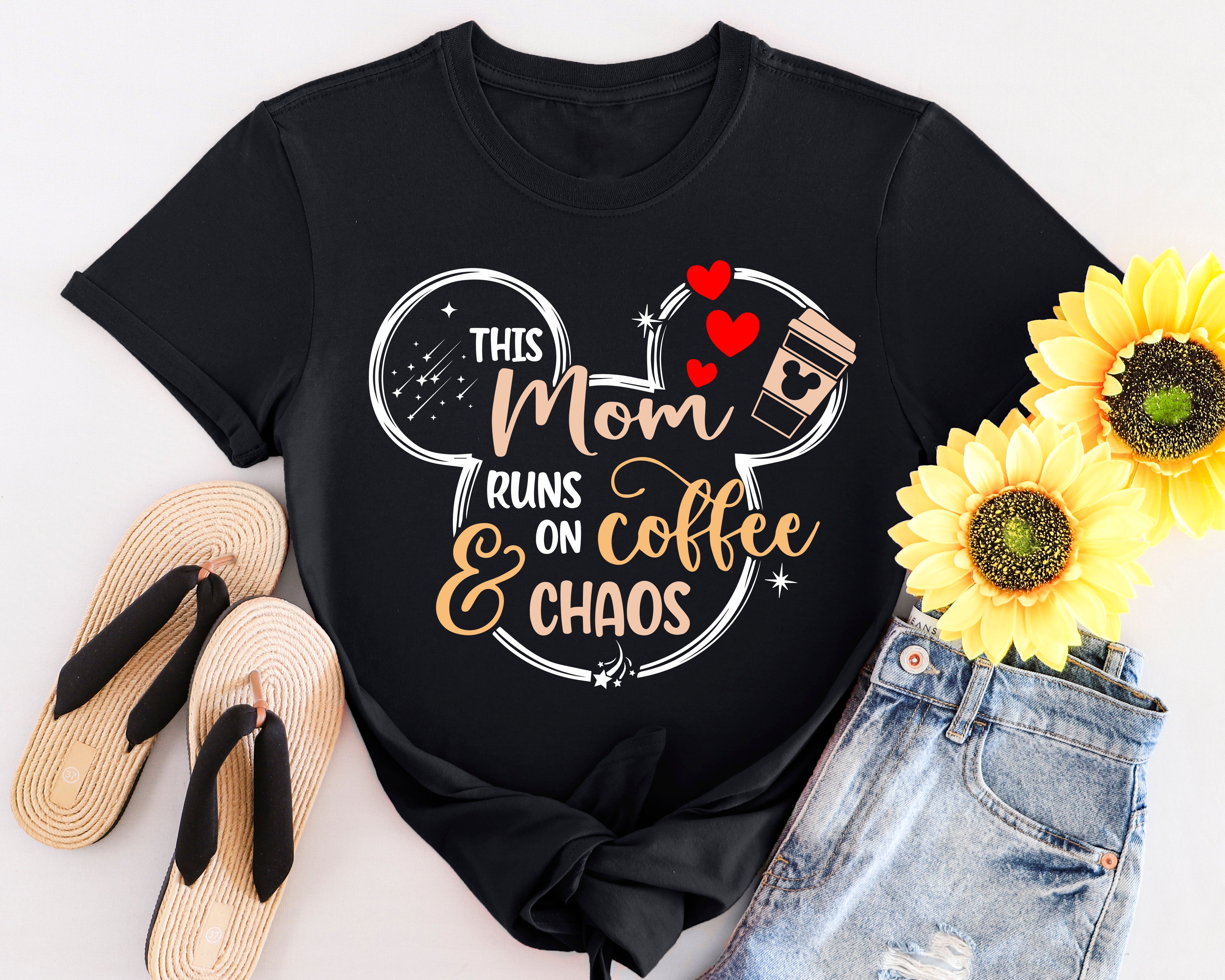 This Mom Runs on Coffee T-Shirt