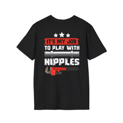 Funny Plumbing T-Shirt, Gift for Plumbers, Humorous T-Shirt, Unisex Shirt, Birthday Gift, Work Casual Wear