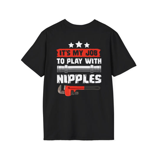 Funny Plumbing T-Shirt, Gift for Plumbers, Humorous T-Shirt, Unisex Shirt, Birthday Gift, Work Casual Wear