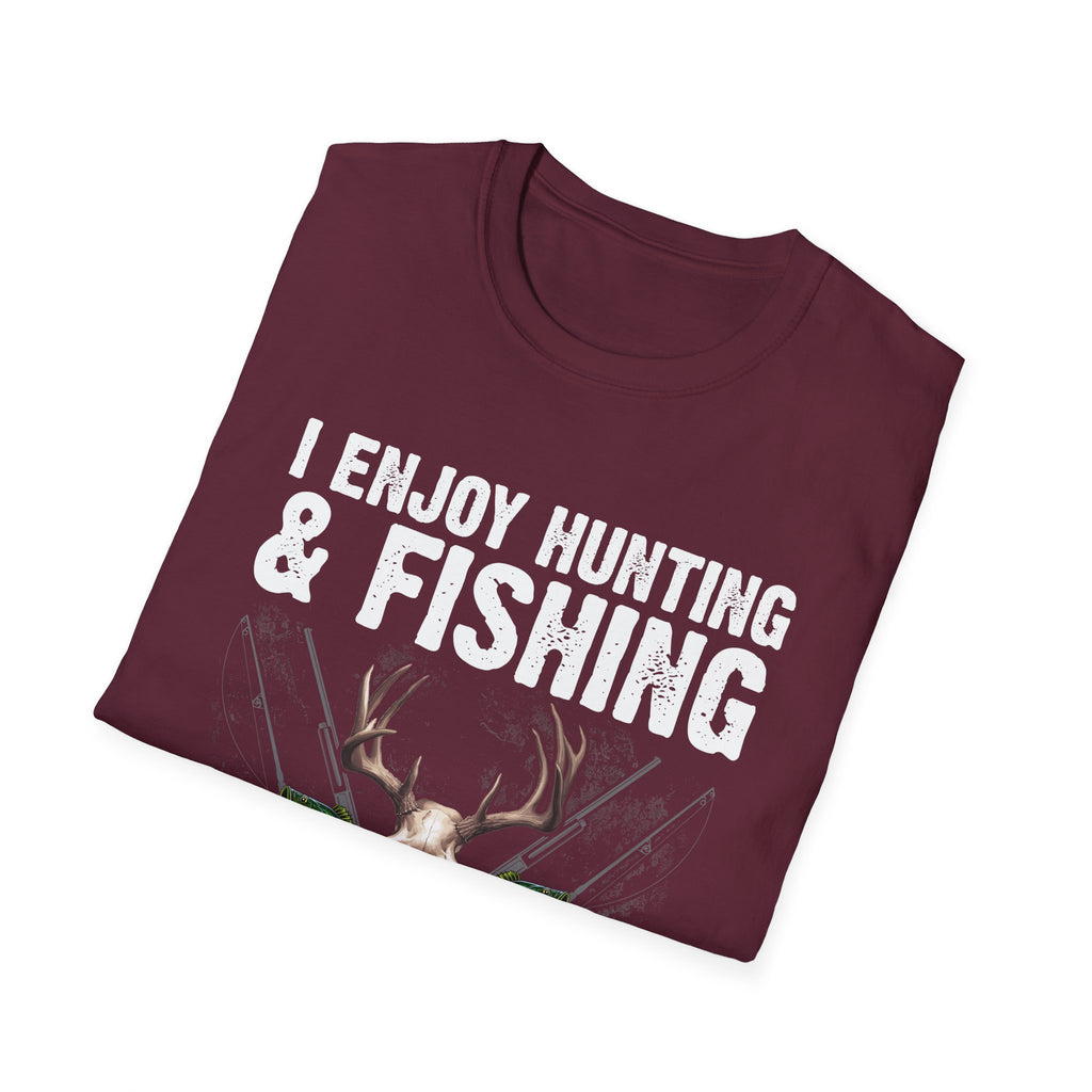 Hunting & Fishing Graphic T-Shirt - Perfect for Outdoor Enthusiasts