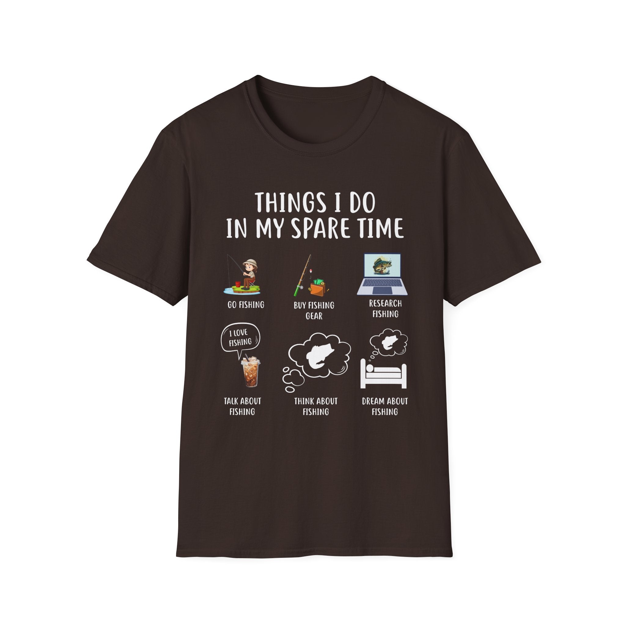 Fishing T-Shirt - "Things I Do in My Spare Time"