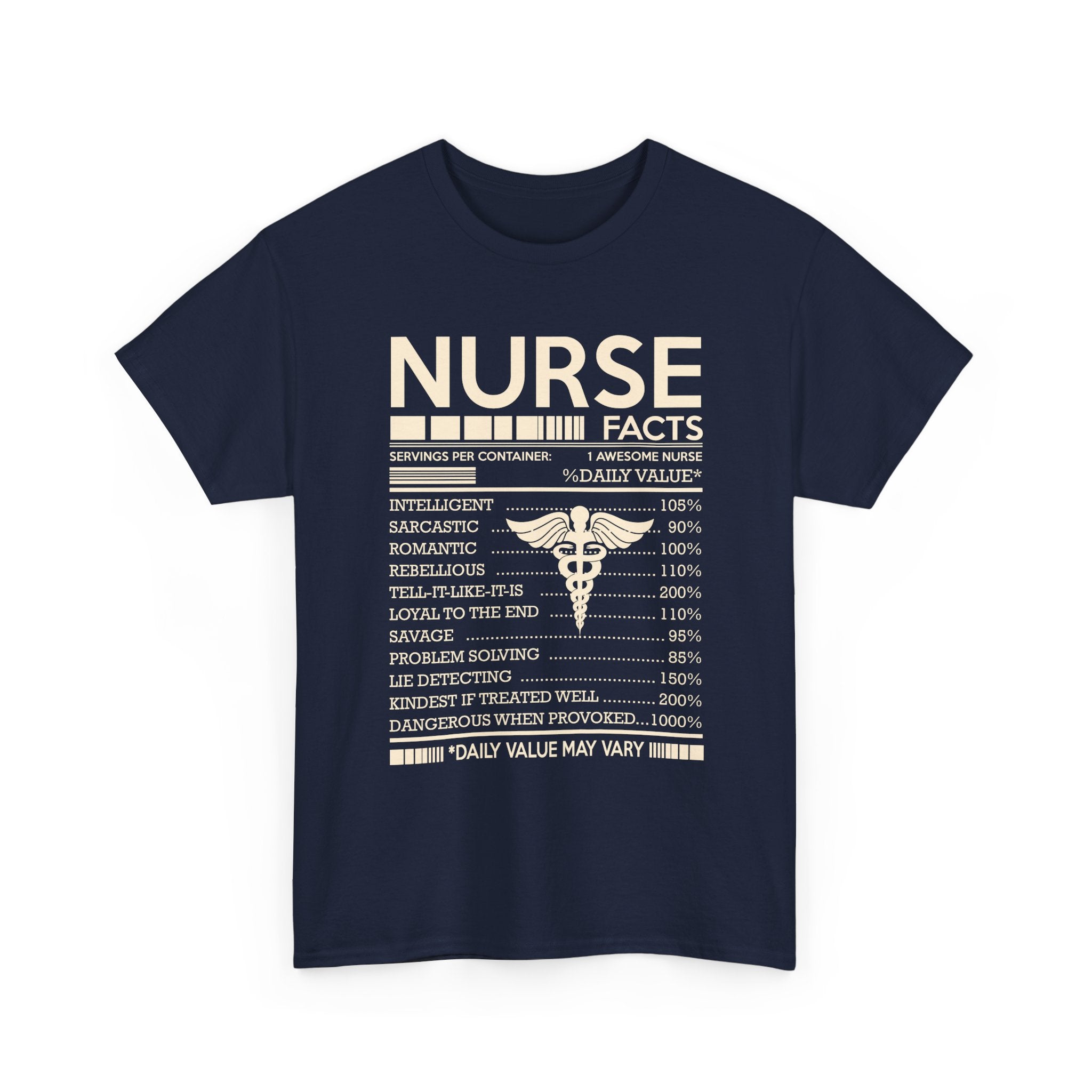 Nurse Facts Graphic Tee — Funny Nursing T-Shirt Gift for Nurses