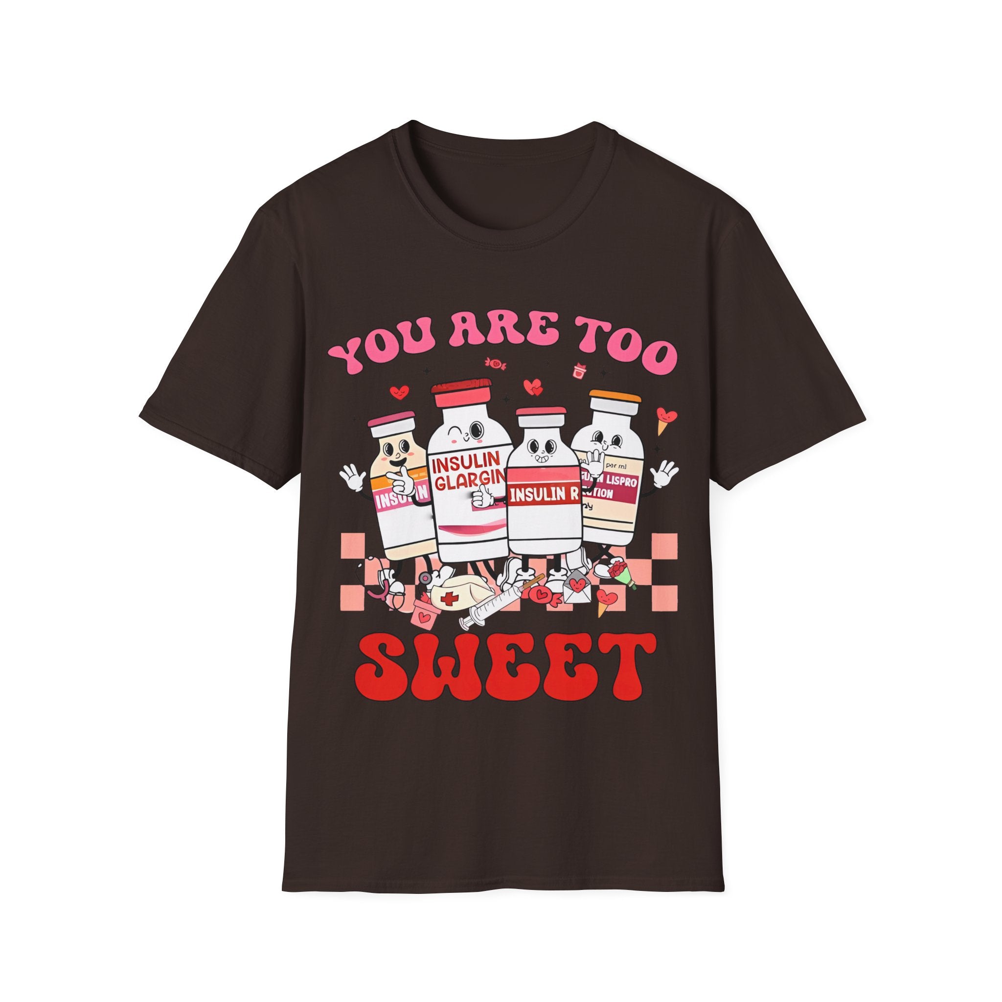 Insulin & Sweetness Unisex T-Shirt - Cute Diabetes Awareness Apparel