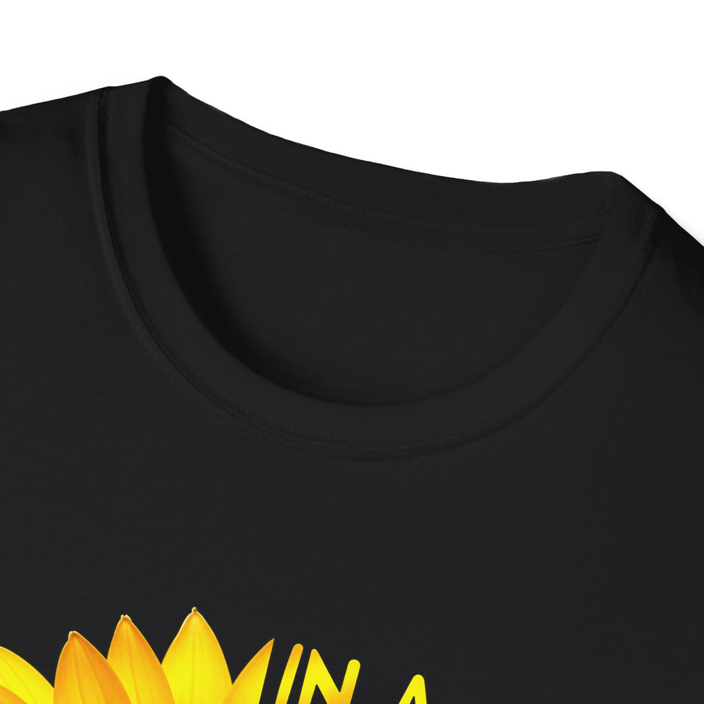 Be a Sunflower Unisex Softstyle T-Shirt | Inspirational Tee for Garden Lovers, Nature Enthusiasts, Gift for Friends, Motivational Top