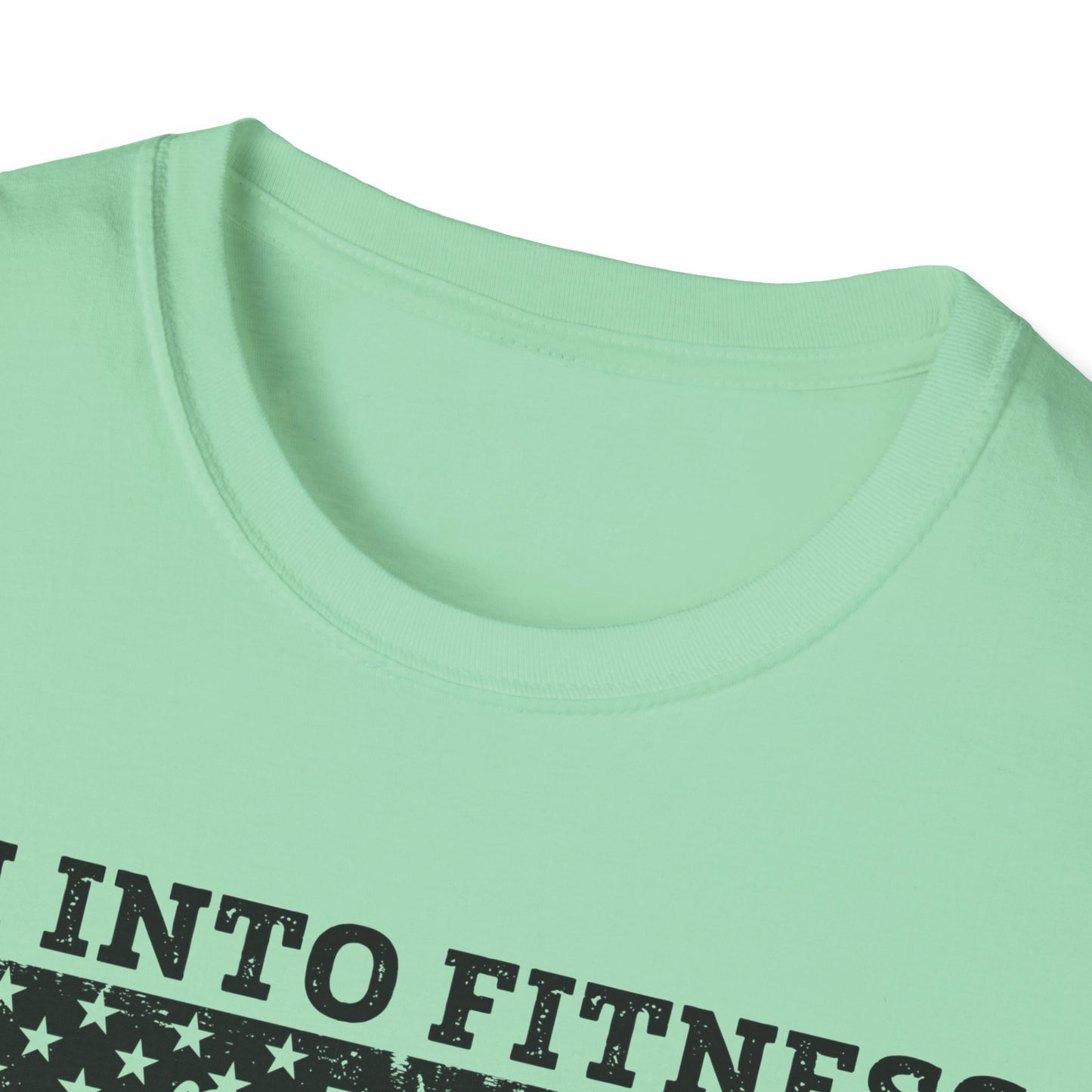 I'm Into Fitness Deer Graphic T-Shirt - Unisex Softstyle Tee for Outdoor Enthusiasts