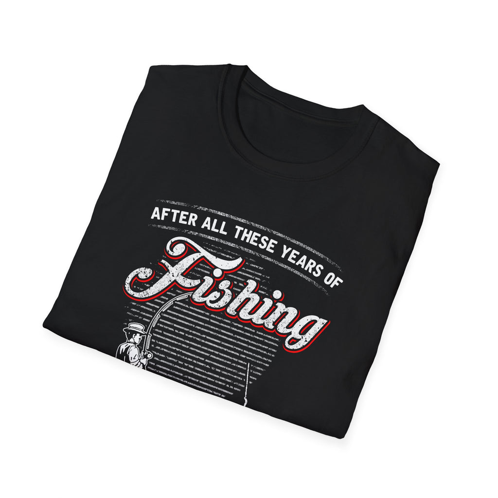 Fishing T-Shirt - "After All These Years of Fishing, My Wife is Still My Best Catch" - Perfect Gift for Fishermen